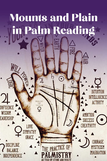 Mounts and Plain in Palm Reading